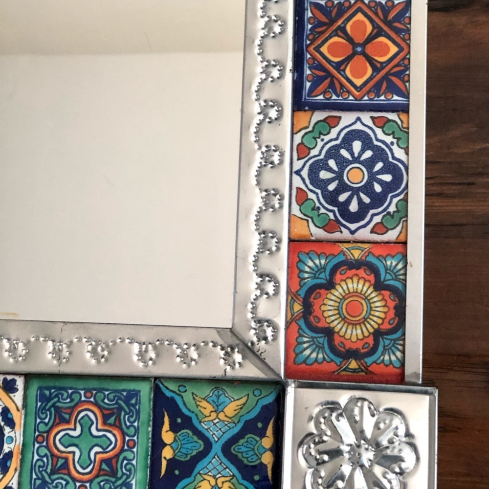 Spanish mirror tiled
